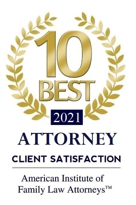 10 Best 2021 | Attorney Client Satisfaction | American Institute Of Family Law Attorneys | Tm