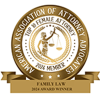 American Association Of Attorney Advocates | Top 10 Female Attorney | 2024 Member | Family Law | 2024 Award Winner